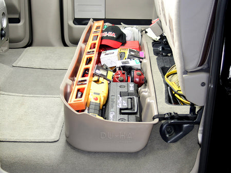 Du-Ha storage container full of contractor tools
