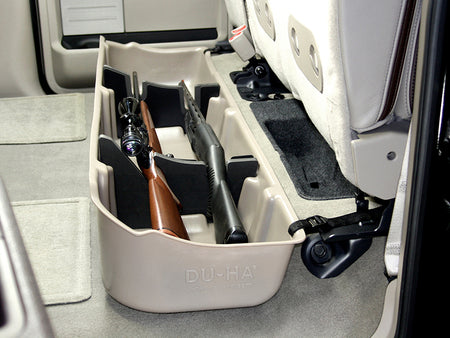 Du-Ha storage container with hunting guns
