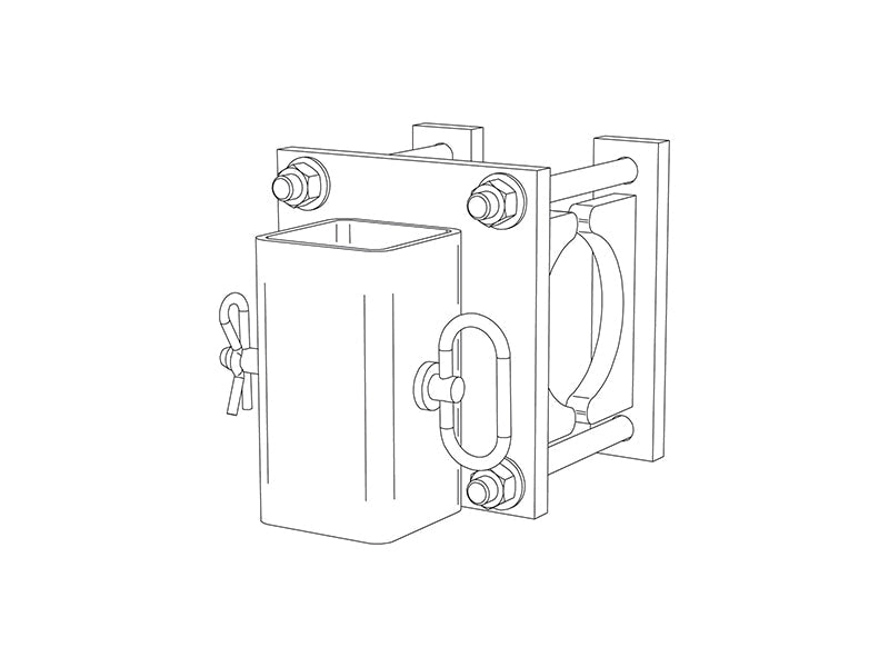 Head mounting bracket for Fantini stalk stomper kits