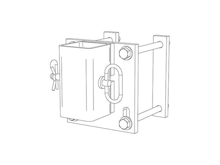 Head mounting bracket for Lexion G4 Stalk Stomper kits