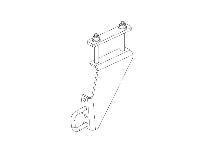42477 center header bracket