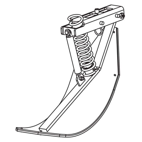 QD2 Stomper Asmbly w/o Mount Bracket - 9" Shoe