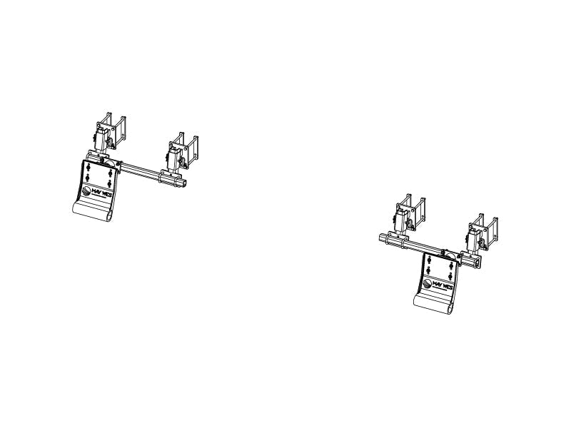 John Deere 600-700 2 row stalk stompers