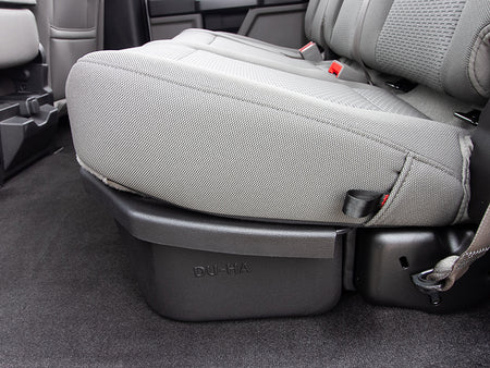Du-Ha storage tote under seat of Ford F150