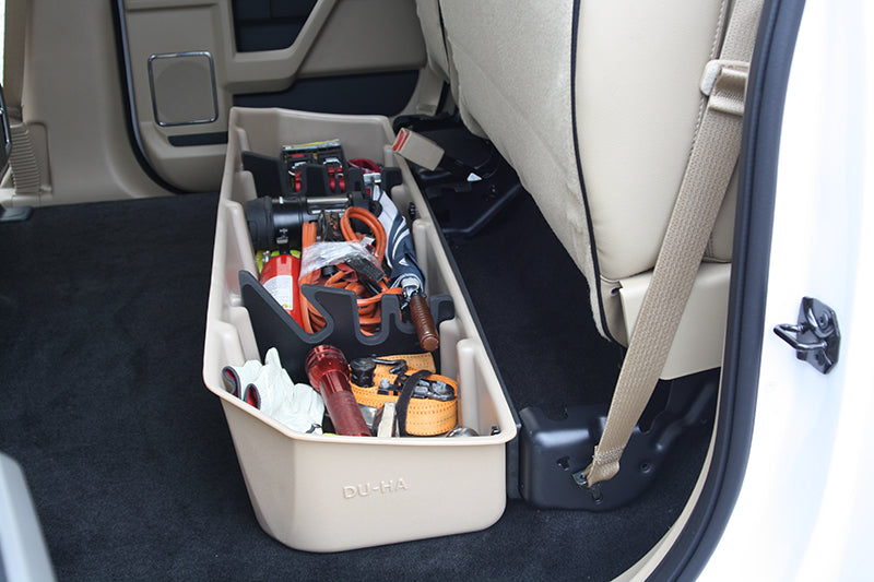 Du-Ha storage tote with contractor tools