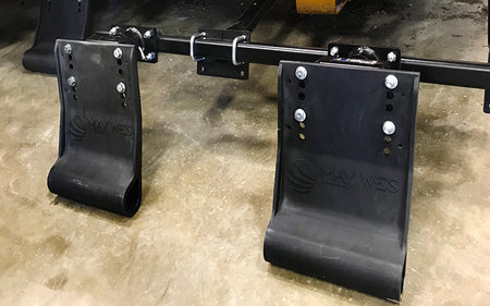 G4 Stalk Stomper Kit mounted on New Holland corn head