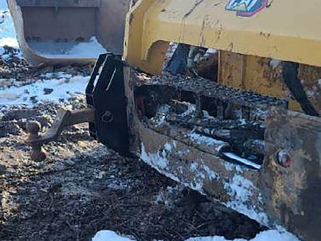skidloader trailer hitch