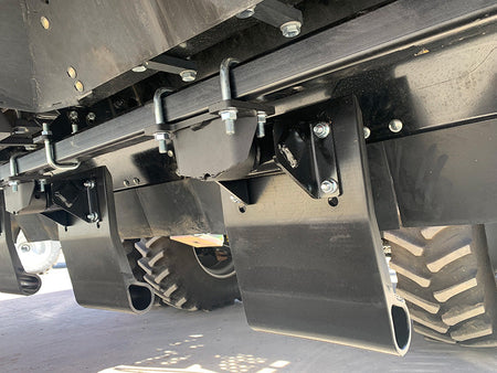 geringhoff horizon head mounting bracket with g4 stalk stomper shoe bolted on