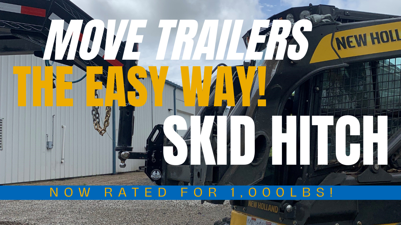 Skid Hitch Portable Trailer Hitch Receiver for Skidloaders