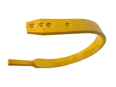 Yellow May Wes poly pickup band for New Holland balers