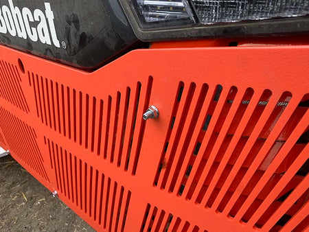 Orange Bobcat Rear Debris Screen