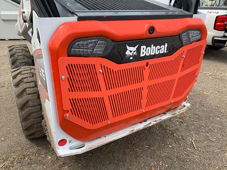 Orange Bobcat Rear Debris Screen