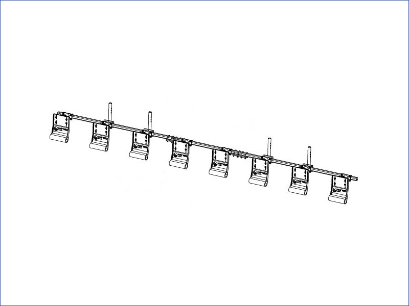 G4 Stalk Stomper 8-row kit for Harvestec corn heads