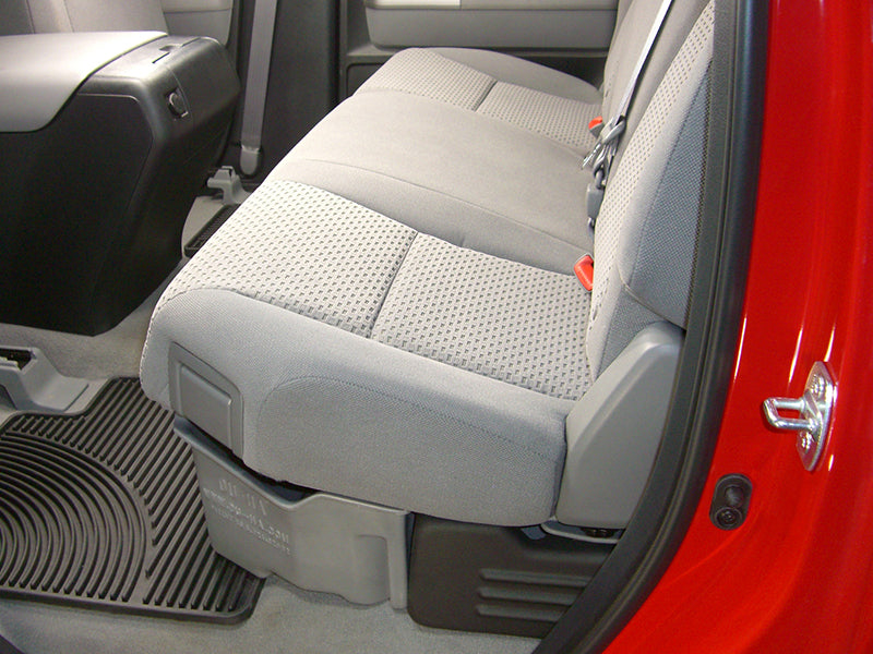 DU-HA Underseat Gun / Storage Case with Lid for 2007-2021 Toyota Double Cab - Black