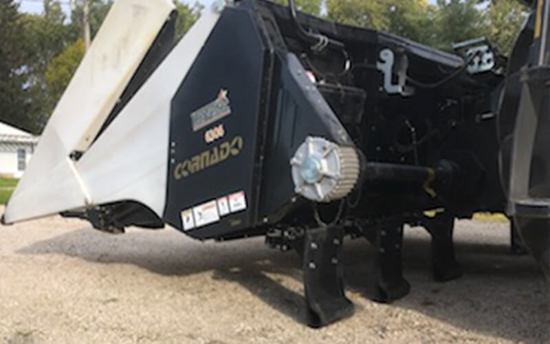 G4 Stalk Stomper kit installed on Harvestec 6000 series corn head