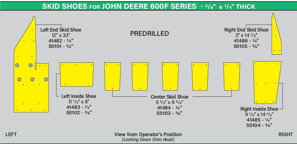 wes専用　２枚 Skid Shoe Kits for John Deere – May Wes