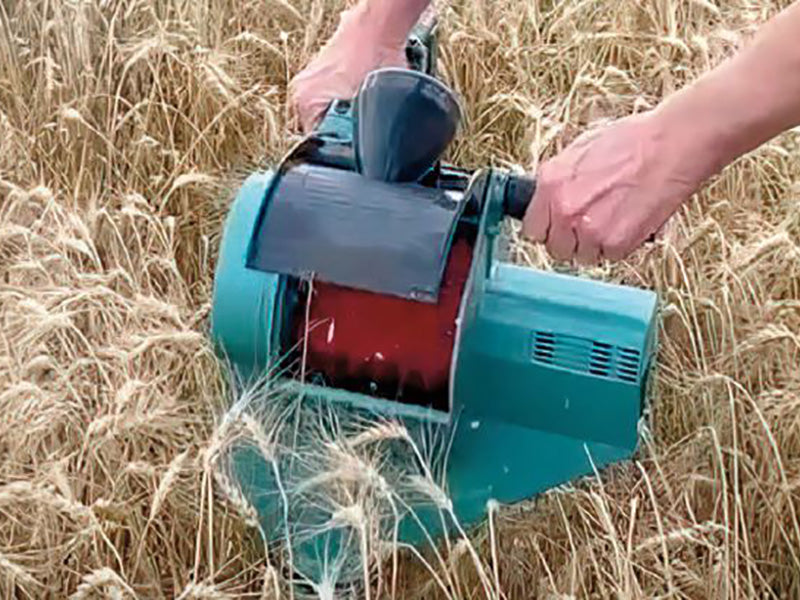 Wes Machine Mini Combine – Portable Electric Crop Sampling Machine | May Wes – May Wes