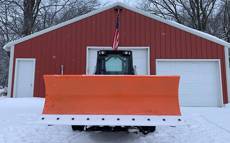 new holland skidloader plow