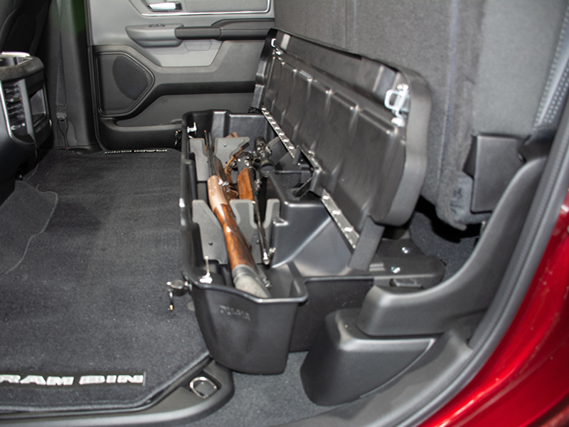 DUHA Underseat Storage / Gun Case for 20192021 RAM 1500 Crew Cab (New
